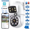 BESDER 4K 8MP Wifi Camera PTZ Outdoor Dual Screen Human Detection Dual Lenses 10MP Security Protection IP Camera Audio O-Kam Pro