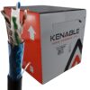 kenable External Shielded CAT6 Outdoor Use Copper Ethernet Cable FTP Reel 305m [305 metres] for Outside Garden Rooms/CCTV and Gate Control