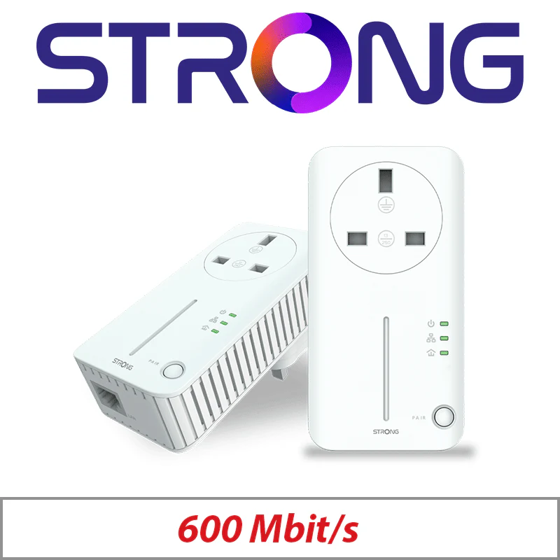 STRONG POWERLINE ADAPTER 600 DUO UK V2 STRONG-POWERLINE-600