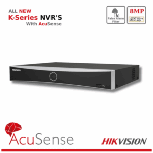 8MP Hikvision DS-7604nxi-k1/4p Pro Series 4-Channel 4K 1U 1 SATA 4-PoE In-Out NVR