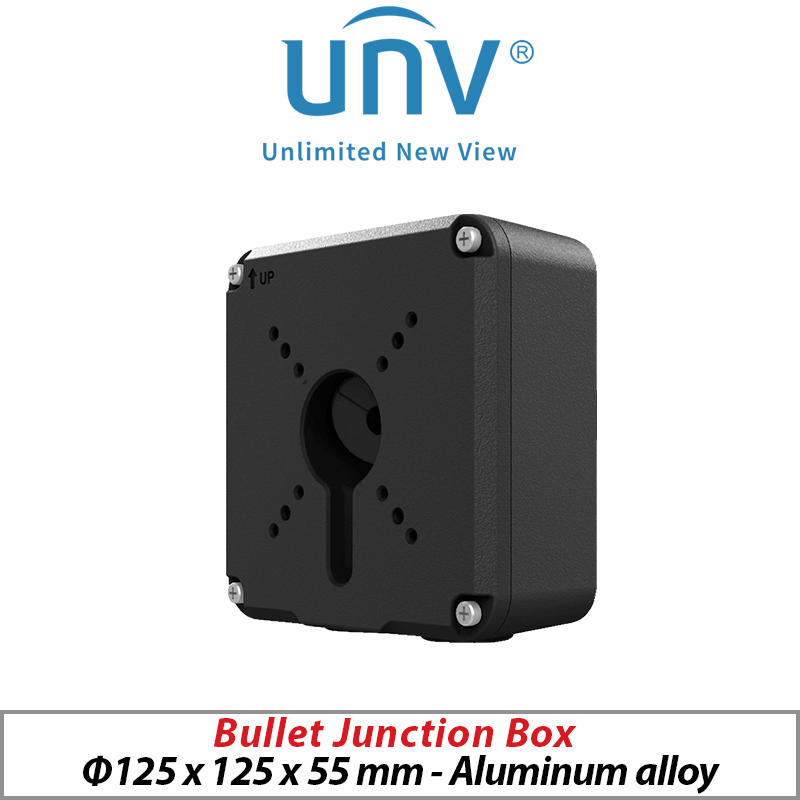 UNIVIEW BULLET CAMERA JUNCTION BOX BLACK TR-JB07-D-IN-BLACK