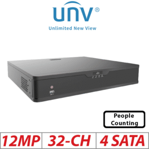 12MP 32-CH UNIVIEW POE 4-SATA HD NVR WITH VIDEO CONTENT ANALYSIS ULTRA 265/H.265/H.264 NVR304-32E2-P16