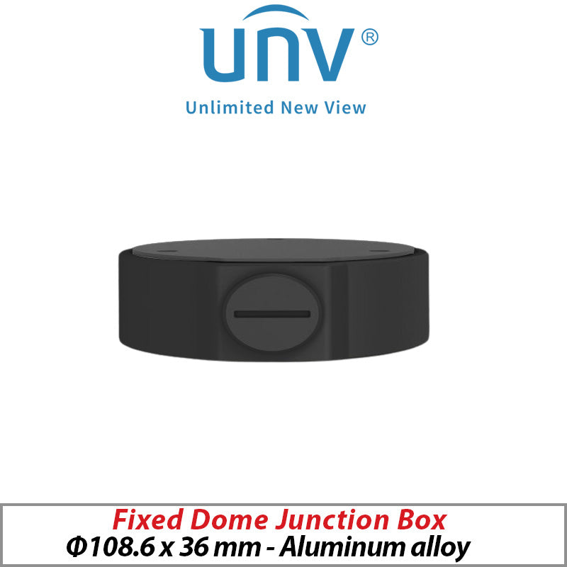 UNIVIEW FIXED DOME JUNCTION BOX BLACK TR-JB03-G-IN