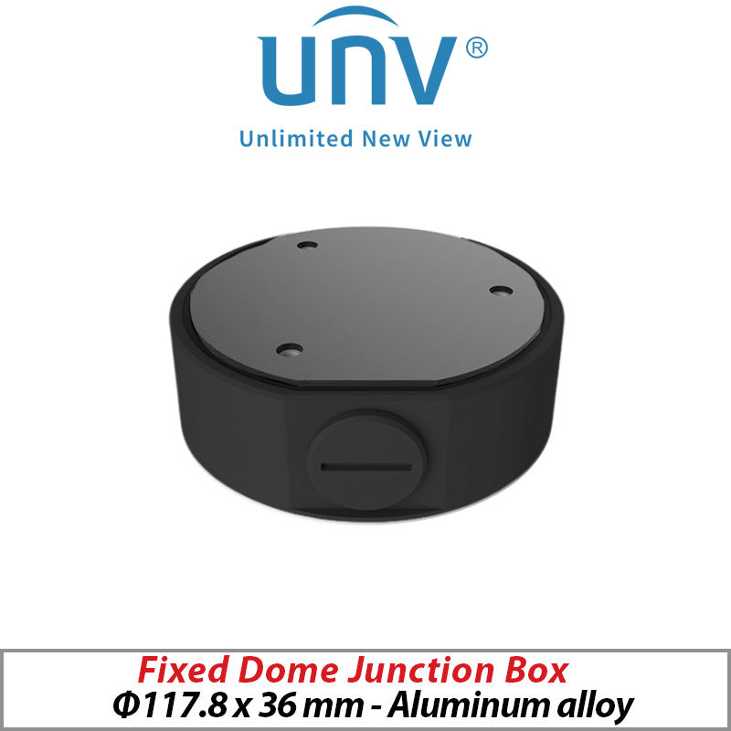 UNIVIEW FIXED DOME JUNCTION BOX BLACK TR-JB03-I-IN