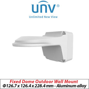 UNIVIEW FIXED DOME OUTDOOR WALL MOUNT TR-JB07/WM03-G-IN
